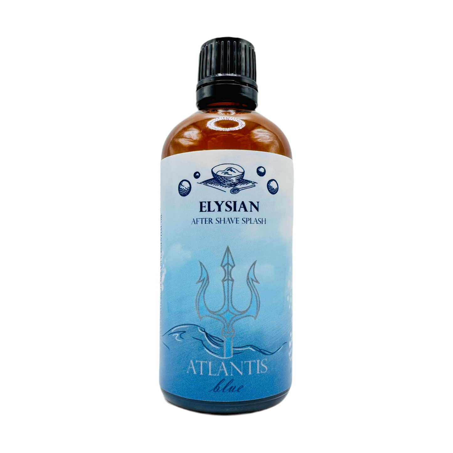 Elysian Atlantis Blue Shaving Collection Shaving Set Pasteur Pharmacy Aftershave Splash 3.4 oz