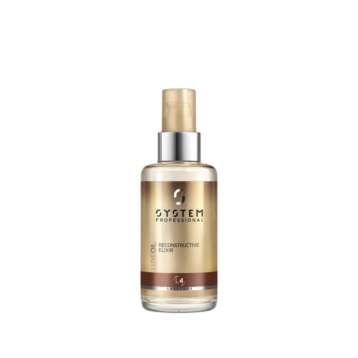 Wella System Professional Reconstructive Luxeoil Elixir Hair Care Oil - 100ml Luxurious Hair Treatment for Damaged Hair