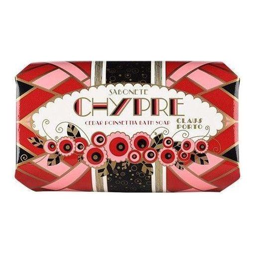 Claus Porto Chypre Cedar Poinettia Soap 5.3 oz Bath Soap Pasteur Pharmacy