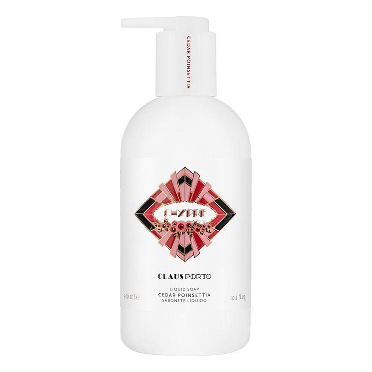 Claus Porto Chypre Cedar Poinettia Liquid Soap 10.1 oz Liquid Soap Pasteur Pharmacy