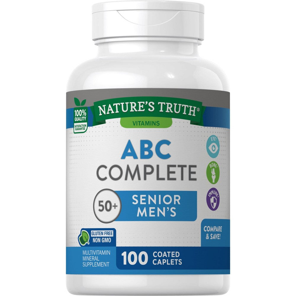 Nature's Truth ABC Complete Senior Men's Multivitamin Vitamins & Supplements Pasteur Pharmacy