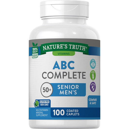 Nature's Truth ABC Complete Senior Men's Multivitamin Vitamins & Supplements Pasteur Pharmacy