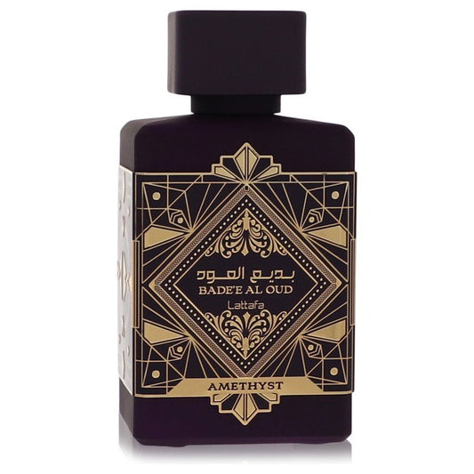 Lattafa Badee Al Oud Amethyst by Lattafa Eau De Parfum Spray (Unisex Unboxed) 3.4 oz (Women)