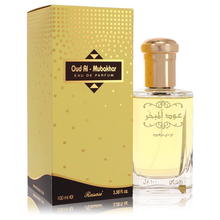Rasasi Oud Al Mubakhar by Rasasi Eau De Parfum Spray (Unisex) 3.3 oz (Women) Rasasi Rasasi