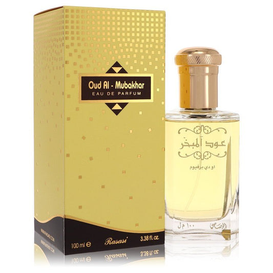 Rasasi Oud Al Mubakhar by Rasasi Eau De Parfum Spray (Unisex) 3.3 oz (Women) Rasasi Rasasi