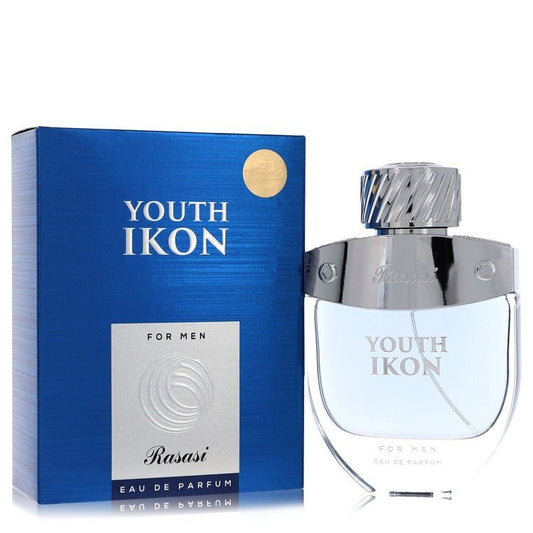 Rasasi Youth Ikon by Rasasi Eau De Parfum Spray 3.3 oz (Men) Rasasi Rasasi