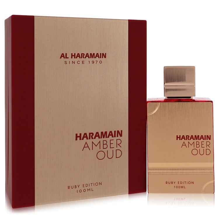 Al Haramain Amber Oud Ruby by Al Haramain Eau De Parfum Spray (Unisex) 3.4 oz (Women) Al Haramain Al Haramain
