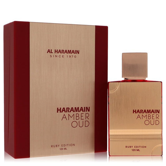 Al Haramain Amber Oud Ruby by Al Haramain Eau De Parfum Spray (Unisex Unboxed) 4 oz (Women) Al Haramain Al Haramain