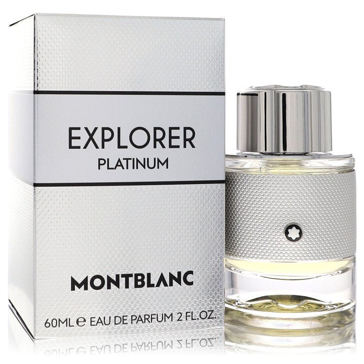 Montblanc Explorer Platinum by Mont Blanc Eau De Parfum Spray 2 oz (Men) Mont Blanc Mont Blanc