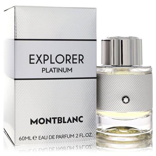 Montblanc Explorer Platinum by Mont Blanc Eau De Parfum Spray 2 oz (Men) Mont Blanc Mont Blanc