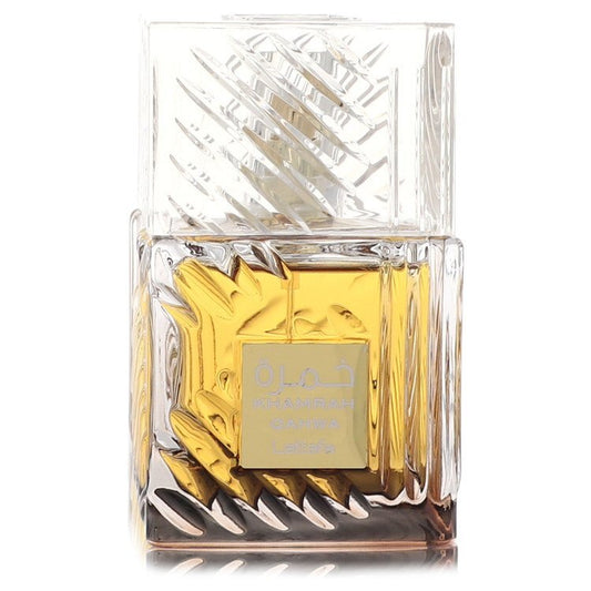 Lattafa Khamrah Qahwa by Lattafa Eau De Parfum Spray (Unisex Unboxed) 3.4 oz (Men)
