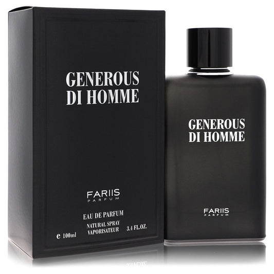 Fariis Generous Di Homme by Fariis Parfum Eau De Parfum Spray 3.4 oz (Men) Fariis Parfum Fariis Parfum