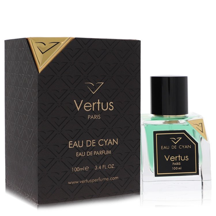 Vertus Eau De Cyan by Vertus Eau De Parfum Spray (Unisex) 3.4 oz (Men) Vertus Vertus
