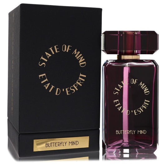 State Of Mind Butterfly Mind by State Of Mind Eau De Parfum Spray (Unisex) 3.4 oz (Men) State Of Mind State Of Mind