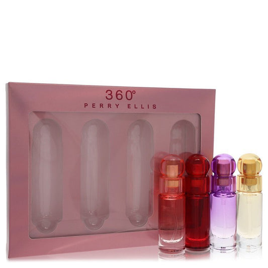 perry ellis 360 by Perry Ellis Gift Set -- .25 oz EDP Spray Perry Ellis 360 Coral +.25 oz EDT Spray Perry Ellis 360 + .25 oz EDP Spray Perry Ellis 360 Purple + .25 oz EDP Perry Ellis 360 Red (Women) Perry Ellis Perry Ellis