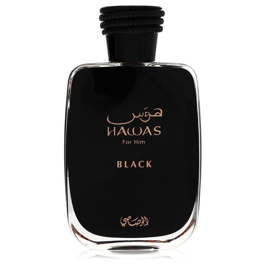 Hawas Black by Rasasi Eau De Parfum Spray (Unboxed) 3.3 oz (Men) Rasasi Rasasi