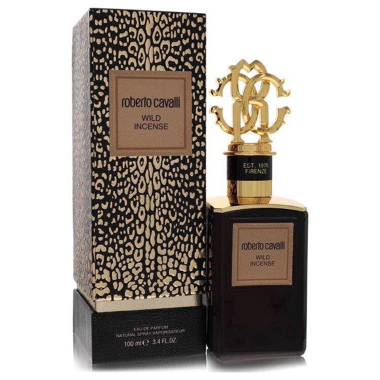 Roberto Cavalli Wild Incense by Roberto Cavalli Eau De Parfum Spray (Unisex) 3.4 oz (Women) Roberto Cavalli Roberto Cavalli