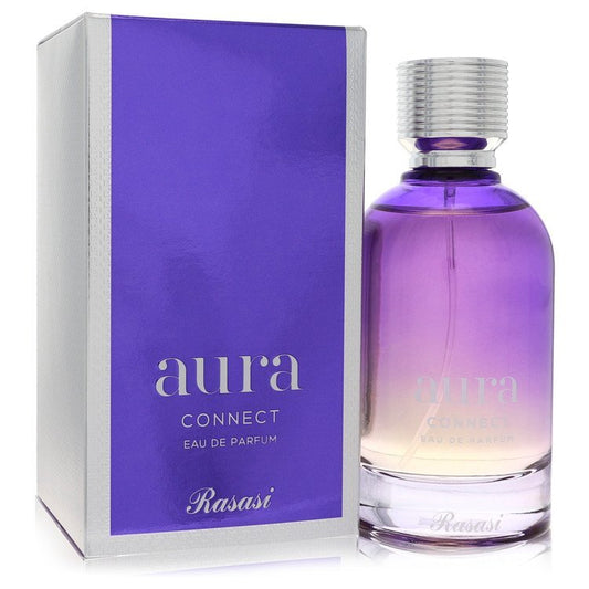 Rasasi Aura Connect by Rasasi Eau De Parfum Spray (Unisex) 3.3 oz (Women) Rasasi Rasasi