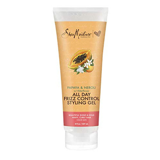 Shea Moisture All Day Frizz Control Styling Gel Papaya & Neroli, 8 Fl Oz Hair Care Pasteur Pharmacy