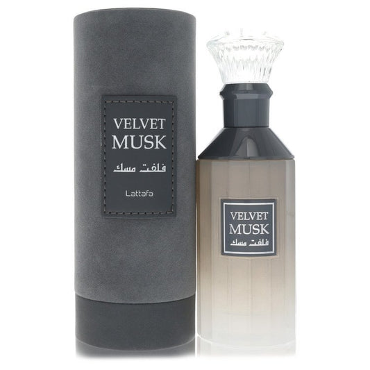Lattafa Velvet Musk by Lattafa Eau De Parfum Spray (Unisex) 3.4 oz (Men)