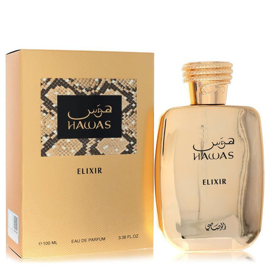 Hawas Elixir by Rasasi Eau De Parfum Spray (Unisex) 3.4 oz (Men) Rasasi Rasasi