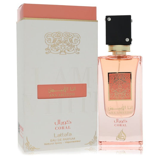Ana Abiyed Coral by Lattafa Eau De Parfum Spray (Unisex) 2 oz (Men)