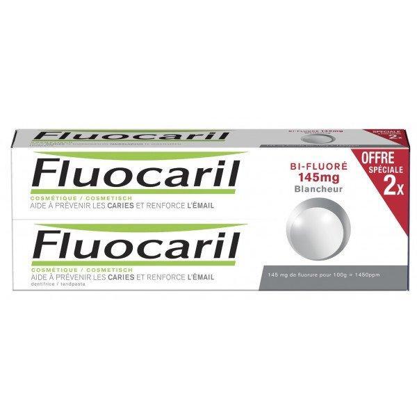 Fluocaril Dentifrice 2x75 Ml Bi-fluoré 145mg Blancheur Cosmetics Pasteur Pharmacy