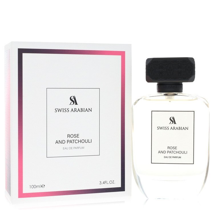 Swiss Arabian Rose And Patchouli by Swiss Arabian Eau De Parfum Spray 3.4 oz (Women) Swiss Arabian Swiss Arabian