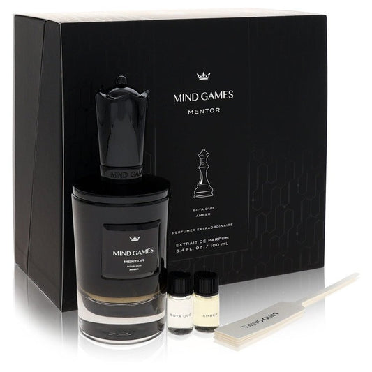 Mind Games Mentor by Mind Games Gift Set -- 3.4 oz Extrait De Parfum Spray + 2 x 0.10 Mini EDP (Women) Mind Games Mind Games