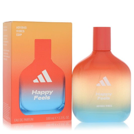 Adidas Vibes Happy Feels by Adidas Eau De Parfum Spray 3.3 oz (Women)