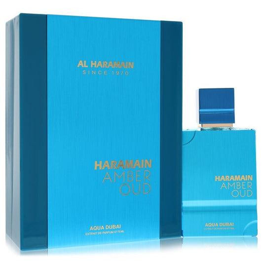 Al Haramain Amber Oud Aqua Dubai by Al Haramain Extrait De Parfum Spray 2.53 oz (Men) Al Haramain Al Haramain