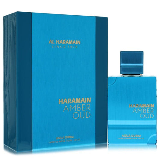 Al Haramain Amber Oud Aqua Dubai by Al Haramain Extrait De Parfum Spray 3.33 oz (Men)