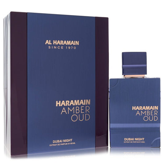 Al Haramain Amber Oud Dubai Night by Al Haramain Extrait De Parfum Spray 3.33 oz (Men) Al Haramain Al Haramain
