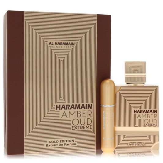 Al Haramain Amber Oud Gold Extreme by Al Haramain Eau De Parfum Spray 2 oz (Men) Al Haramain Al Haramain