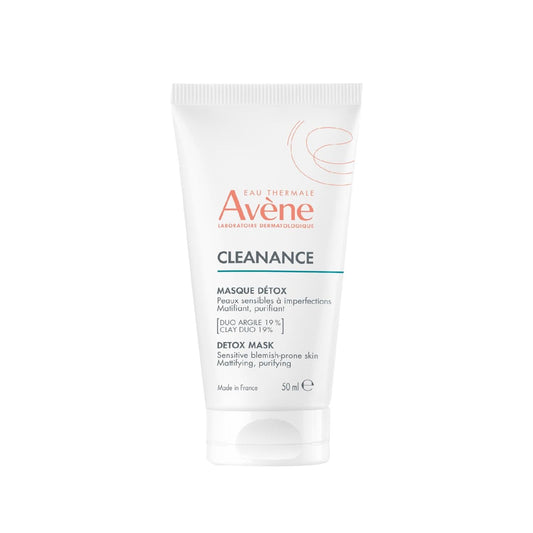 Masque Argile Cleanance Avène pour peaux sensibles - Purifiant & Matifiant 50 ml