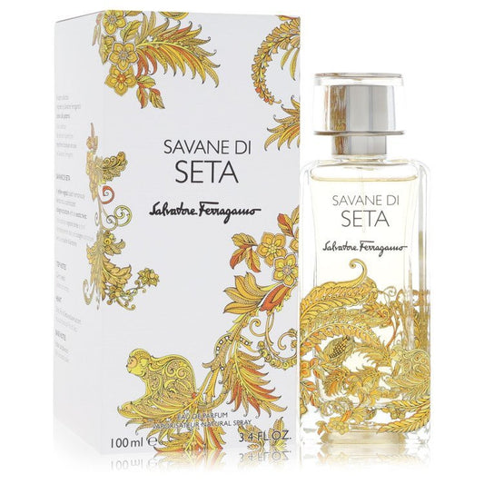 Salvatore Ferragamo Savane Di Seta by Salvatore Ferragamo Eau De Parfum Spray (Unisex) 3.4 oz (Men)
