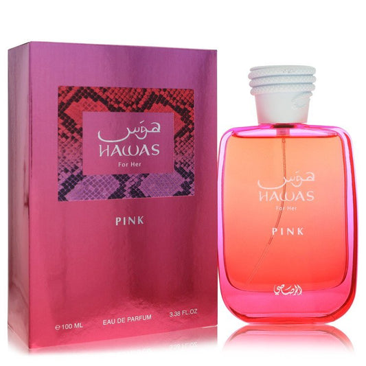 Hawas Pink by Rasasi Eau De Parfum Spray 3.38 oz (Women) Rasasi Rasasi