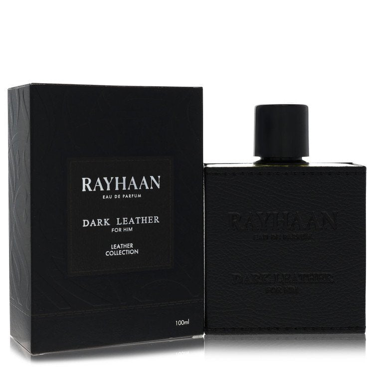 Rayhaan Dark Leather by Rayhaan Eau De Parfum Spray 3.38 oz (Men)