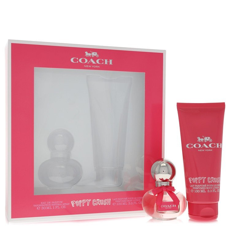 Coach Poppy Crush by Coach Gift Set -- 1 oz Eau De Parfum Spray + 3.3 oz Body Lotion (Women) Coach Coach