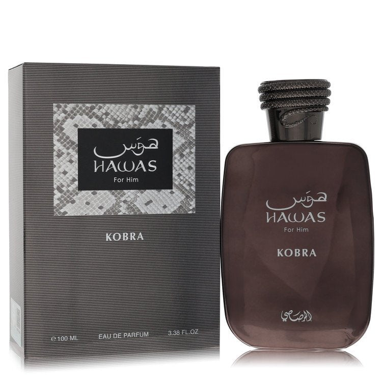 Hawas Kobra by Rasasi Eau De Parfum Spray 3.38 oz (Men) Rasasi Rasasi