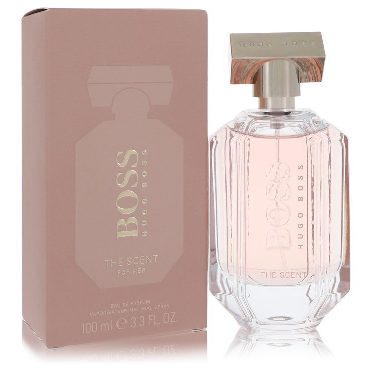 Boss The Scent by Hugo Boss Eau De Parfum Refillable Spray 3.3 oz (Women)
