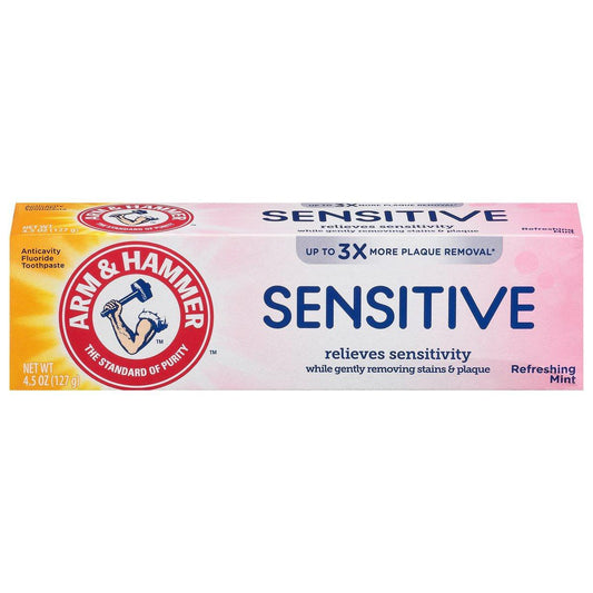 Arm & Hammer Sensitive Teeth & Gums Toothpaste, 4.5 oz Tube Toothpaste Pasteur Pharmacy