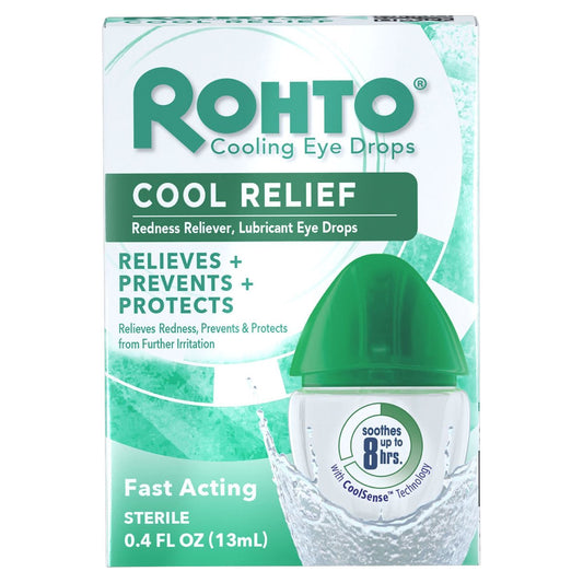 Rohto Cool Relief Eye Drops 0.4 Fl Oz Personal Care Pasteur Pharmacy