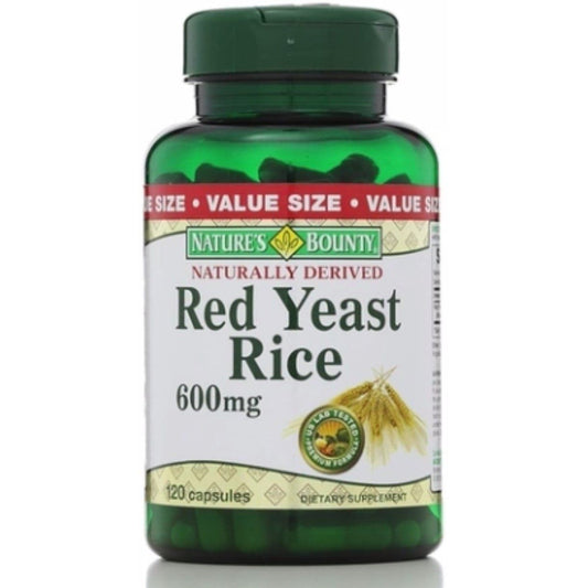 Nature's Bounty Red Yeast Rice 600 Mg, Capsules Vitamins & Supplements Pasteur Pharmacy