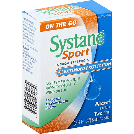 Systane Sport Lubricant Eye Drops Extended Protection On The Go Eye Drops & Lubricants Pasteur Pharmacy