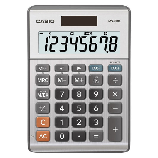 Casio MS80 Desktop Solar Tax Calculator Calculators Pasteur Pharmacy
