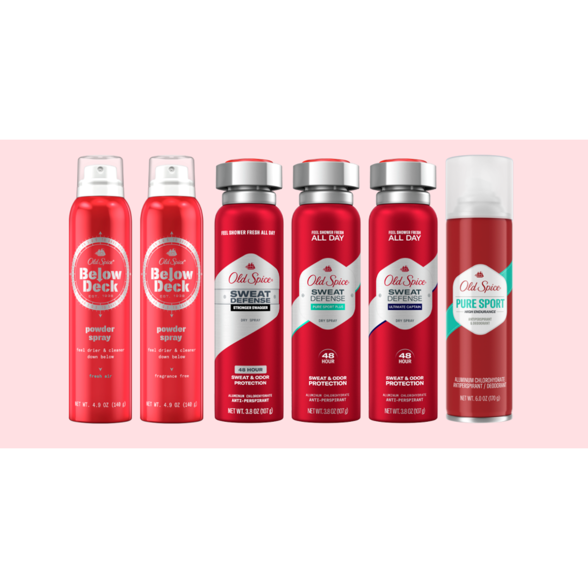 Old Spice High Endurance Pure Sport Aerosol Dry Spray Deodorant 6 Oz Deodorant Pasteur Pharmacy
