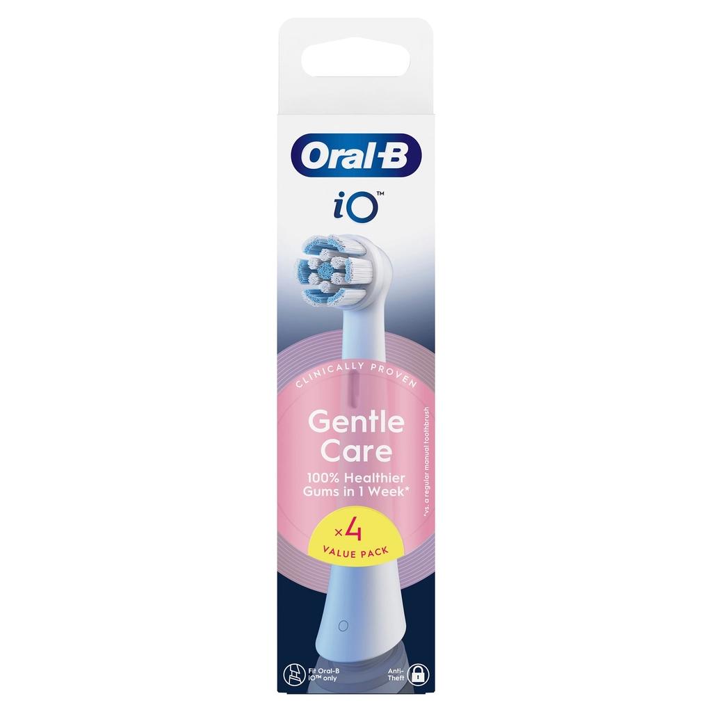 Oral-B iO Gentle Care Replacement Brush Heads 4 Count