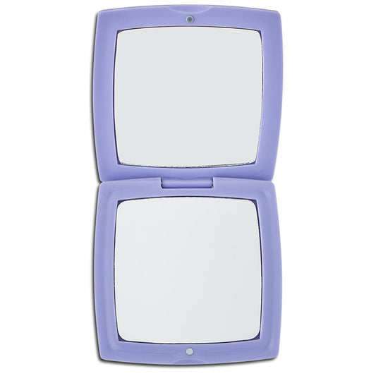 Eklips Compact Makeup Mirror with Double-Sided Design and Magnetic Closure - Portable, Travel-Friendly Makeup Mirror for On-the-Go Touch-Ups