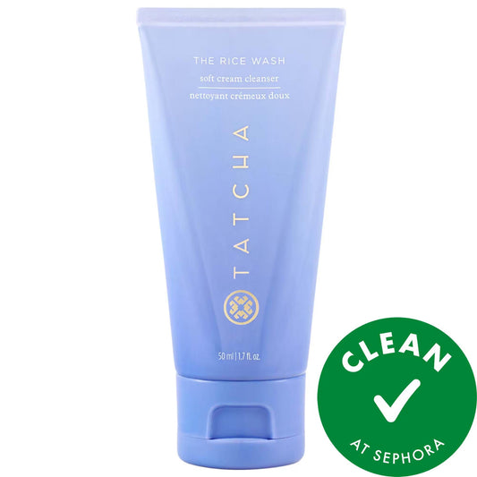The Rice Wash : Nettoyant adoucissant – Nettoyant visage hydratant, végane et doux pour une peau lumineuse et plus douce